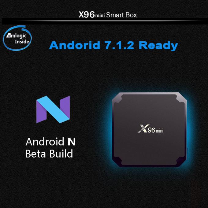 X96 Mini-Android 7,1 Fernsehkasten 4K Amlogic S905W Spieler 17,3 Viererkabel-Kern-Androids 7.1.2 KD