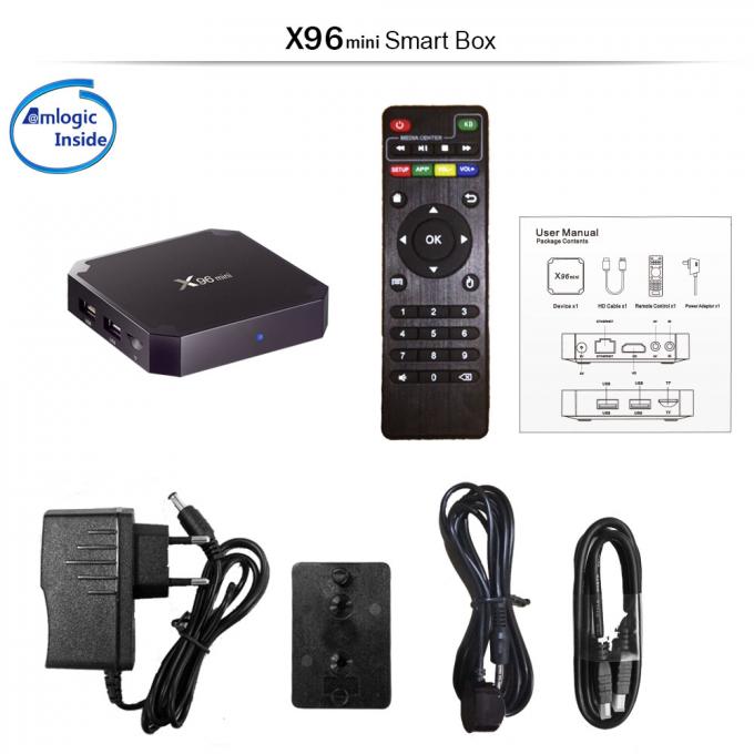 X96 Mini-Android 7,1 Fernsehkasten 4K Amlogic S905W 1g/8g 2g/16g KD Spieler 17,3