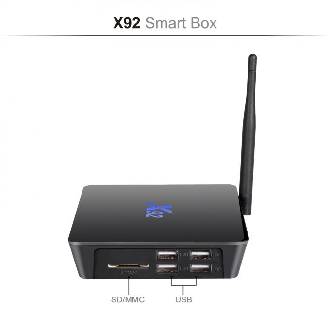 X92 Amlogic S912 Wifi 2.4G/5GHz Android 7,1 Fernsehkasten KODI 17,3 installiert