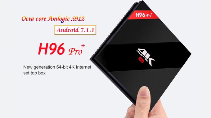 H96 Pro- plus Amlogic S912 Android 7,1 Fernseh-Kasten Doppel-Wifi 2.4G/5.8GHz