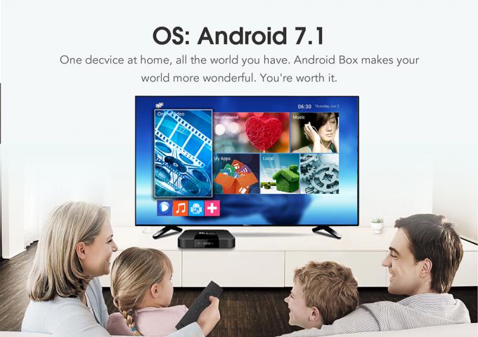 Fernsehkasten USBs 2,0 der Familien-3D 30 FPS Amlogic Android Scheibe Unterstützungsu