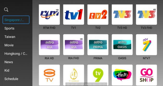 Arabische Iptv Subskription voller 4K HD Fernsehen Malaysia Myiptv 4K Apk Astro Kanal-Androids