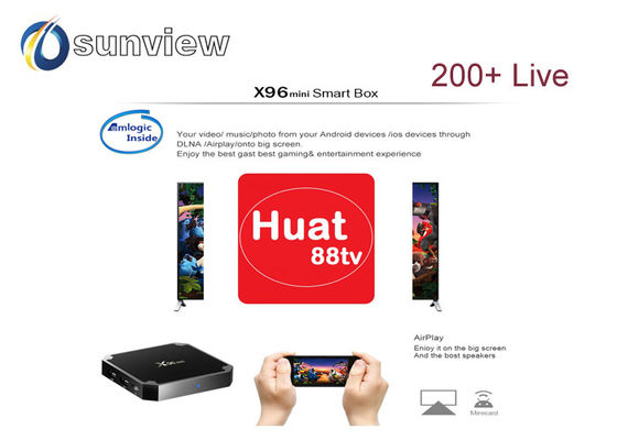 China HK Huat 88 heiße Pay-TV-Sender Iptv Apk, International Huat88tv Apk fournisseur
